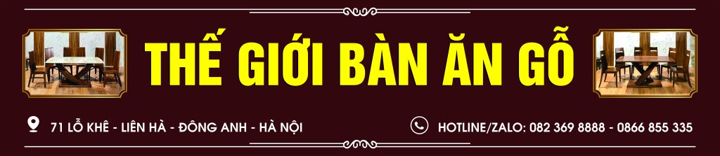 Thế Giới Bàn Ăn Gỗ cho mọi nhà