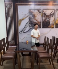 Mẫu bàn ăn chân Nguyên Khối