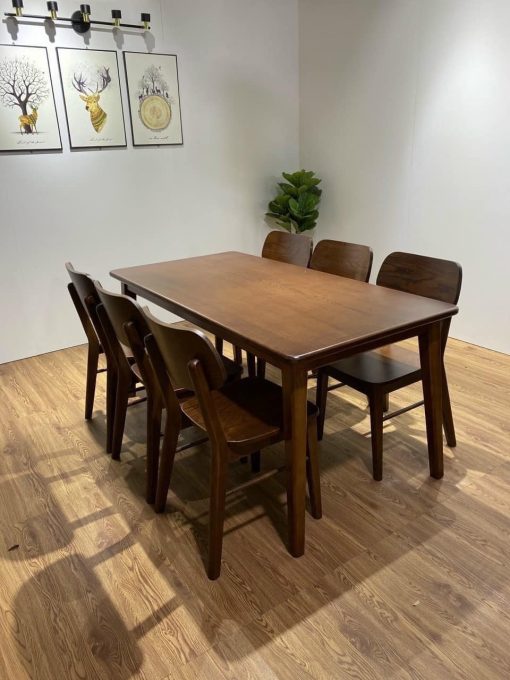 Bàn chữ nhật kiểu cổ điển 6 ghế